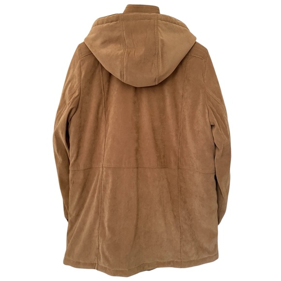 🚫SOLD🚫NWT Fleet Street Microsuede Removable Hood Jacket Coat Large - Picture 2 of 16